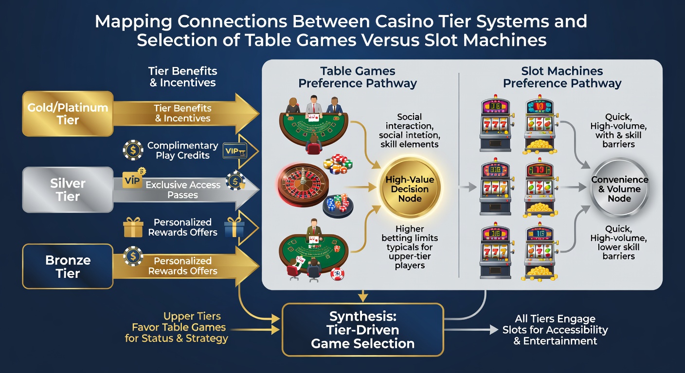 Chart illustrating UK participant game choices correlated with loyalty tier advancements and reward structures